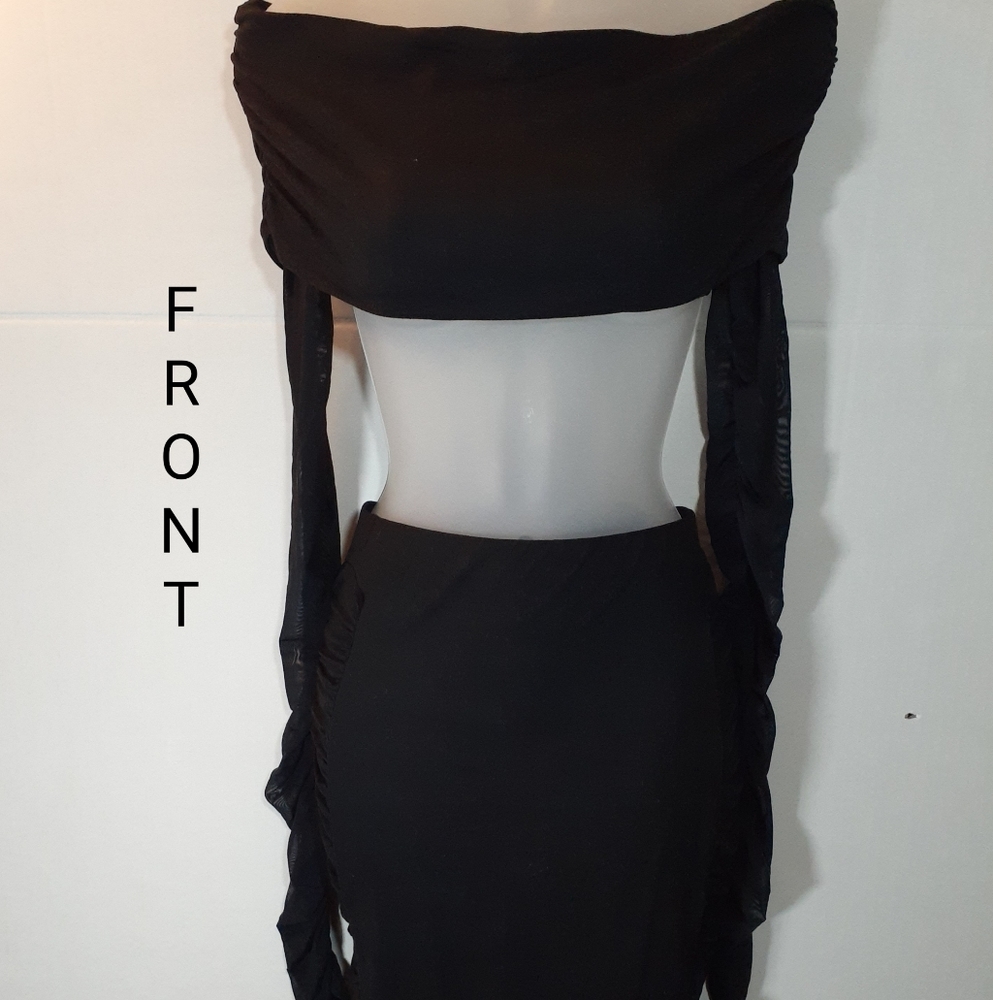 🎉HP🎉 *NWOT* Lux LA Sexy 2pc. Crop Top & Skirt - Picture 4 of 7